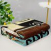 Classic Fashion Blanket, Retro Camping Theme Flannel Blanket, Soft Warm Throw Blanket Nap Blanket For Couch Sofa Office Bed Camping Travel, Multi Purpose Gift Blanket For All Season