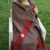 Heavyweight Winter Camping Blanket Thick Warmth, Portable Tent & Picnic Cover, Large All Season Outdoor Blanket For Camping, Travel, Hiking, Beach, Christmas Gift Durable Polyester Fabric With Snowflake Pattern