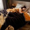 A Single Piece, Double Layered, Thickened High Quality Raschel Blanket Made Of Snowflake Plush, Providing Warmth And Comfort. Suitable For Various Settings Like Sofas, Beds, Offices, And Travel. It Makes A Great Gift For Holidays, Year, Valentine'S Da