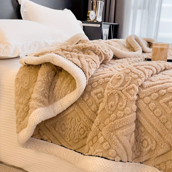 Piece Thick & Ultra Soft Flannel Throw Blanket Cozy, Fashion Design, Plush, Thick, Warm, Versatile, Perfect For Bed, Sofa, Travel Soft, Air Conditioning, Flannel, Blanket, Ideal Christmas Gift